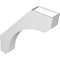 Ekena Millwork 5 1/2-in. W x 32-in. D x 36-in. H Legacy Architectural Grade PVC Knee Brace BRCP055X32X36LEC - alternate 2